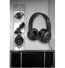 Kulak Üstü TF Kart ve AUX Destekli Ergonomik Bluetooth Kulaklık