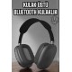 P9 Plus Hi-fi Ses Kalitesi Ayarlanabilir Mikrofonlu Bluetooth Kulaklık Siyah