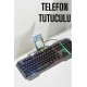Klavyesi Q Klavye RGB Işıklı Mouse Hediyeli