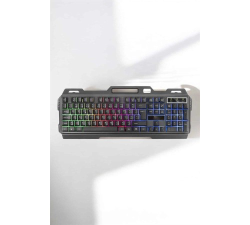 Klavyesi Q Klavye RGB Işıklı Mouse Hediyeli