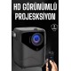 Yüksek HD Görünümlü Taşınabilir Projeksiyon Cihazı
