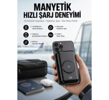 Powerbank Taşınabilir 10.000 Mah Hızlı Şarj Dijital Göstergeli