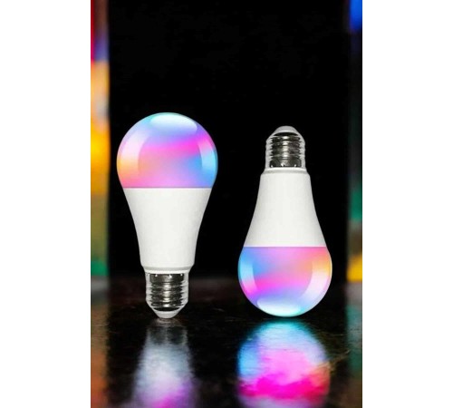 Renk Değiştirebilen RGB Işıklı Led Ampul A+Enerji 15 Watt Led Işık