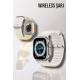 Bluetooth Bağlantılı 49MM Dokunmatik Akıllı Saat Sağlık ve Spor Takip Özellikli