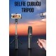 Tripod Kablosuz Bluetooth Bağlantılı Selfie Çubuğu 360 Derece Dönebilen