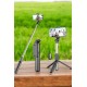 Tripod Kablosuz Bluetooth Bağlantılı Selfie Çubuğu 360 Derece Dönebilen