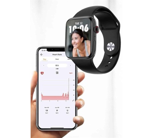 Akıllı Saat Bluetooth Bağlantı ve 24 Saat Sağlık İzleme GPS Arama Cevaplama