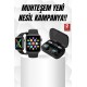 Kaliteli Akıllı Saat ve Kaliteli Bluetooth Kulaklık ANC Özelliği Uzun Pil Ömrü