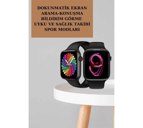 Powerbank Bluetooth Kulaklık Ve Yeni Model Akıllı Saat Seti ANC Özelliği Dokunamatik