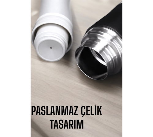 Şık ve Dayanıklı 3 Bardaklı Termos Seti Uzun Süre Isı Koruma Özellikli