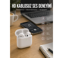 Yeni Nesil Bluetooth Kulaklık Eller Serbest Aramalar ve Yüksek Kaliteli Ses İçin İdeal Kulaklık