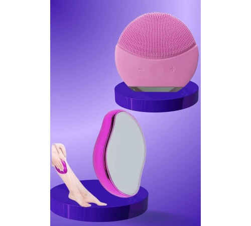 Crystal Eraser Epilasyon Aleti ve Titreşimli Yüz Temizleme Masaj Aleti