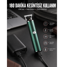 Tıraş Makinesi Saç Sakal Ense Çizim Ayarlanabilir Başlık Yeni Nesil