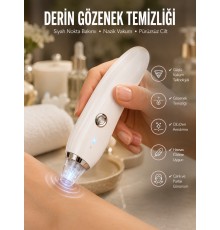 4 Başlıklı Pilli Vakumlu Siyah Nokta Temizleyici Akne Ve Sivilce Önleyici