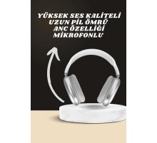 Kulak Üstü P9 Kablosuz Bluetooth Kulaklık ve 7 Kordonlu Akıllı Saat