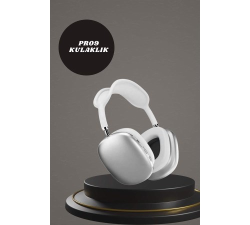 Kulak Üstü P9 Kablosuz Bluetooth Kulaklık ve 7 Kordonlu Akıllı Saat