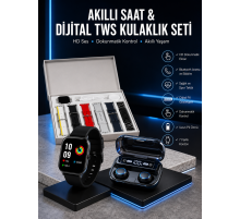 Yeni Model Akıllı Saat ve Kulaklık Kampanyası Nabızz Ölçer Bluetooth Bağlantılı Uzun Pil Ömrü