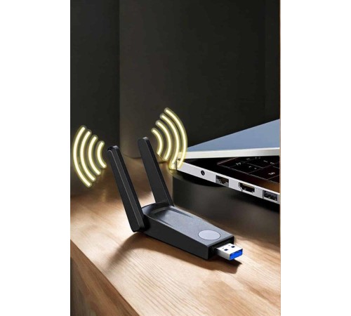 Dual Band Wifi Alıcı Adaptör USB 3.0 Destekli