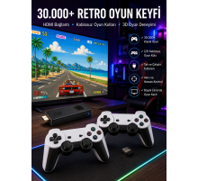 Joystick Çift Kollu Oyun Kolu Retro Oyun Yüksek Çözünürlüklü 3D Game Yeni Nesil