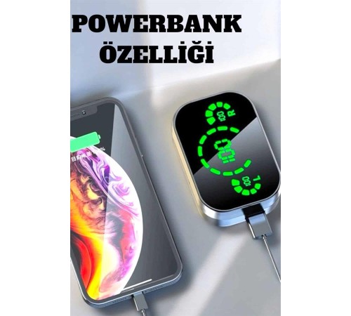 Bluetooth Kulaklık Çift Telefon Desteği ve Suya Dayanıklı Powerbankli