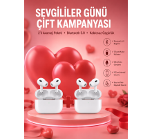 Sevgiliye Hediye Çift Kulaklığı Yeni Nesil Pro Kulaklık Sevgililer Gününe Özel Kampanya