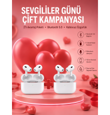 Sevgiliye Hediye Çift Kulaklığı Yeni Nesil Pro Kulaklık Sevgililer Gününe Özel Kampanya
