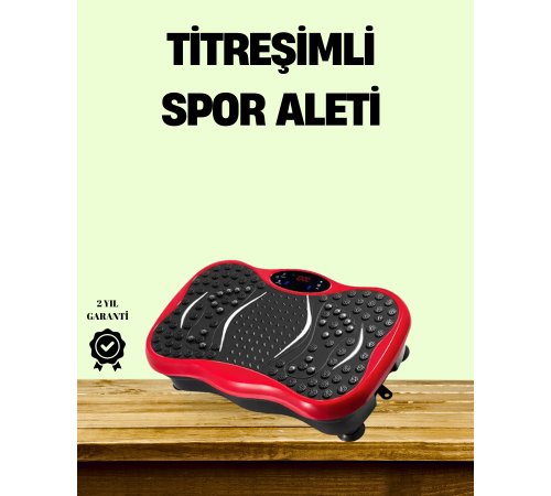 Titreşimli Egzersiz Platformu Evde Spor ve Kas Aktivasyonu