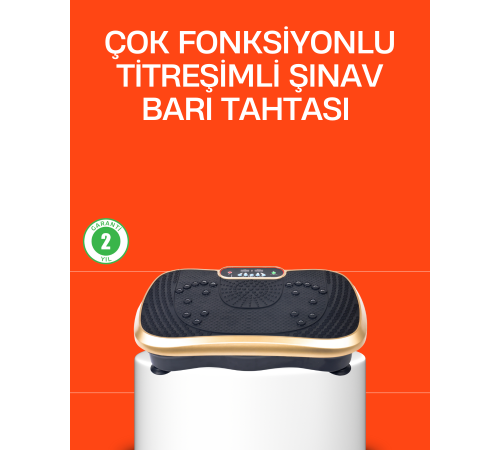 Titreşimli Egzersiz Platformu Evde Fitness ve Kas Güçlendirme