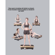 Evde Spor İçin Titreşimli Plate Fitness Platformu