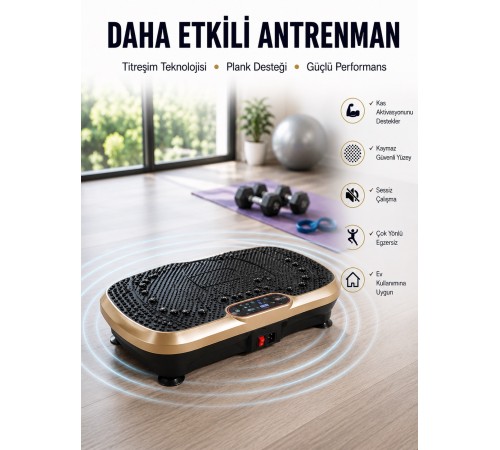 Kas Aktivasyonunu Artıran Titreşimli Egzersiz Makinesi Yeni Nesil