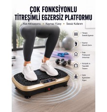Evde Spor İçin Titreşimli Plate Fitness Platformu Yeni Nesil