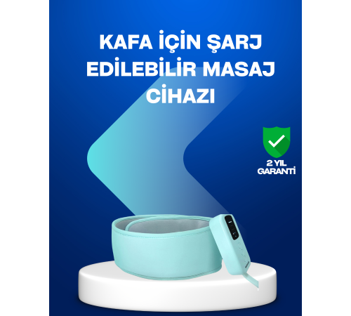 Isıtmalı Baş Masaj Aleti Rahatlatıcı ve Stres Giderici Tasarım