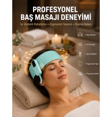 Isıtmalı Baş Masaj Aleti Rahatlatıcı ve Stres Tasarım Yeni Nesil