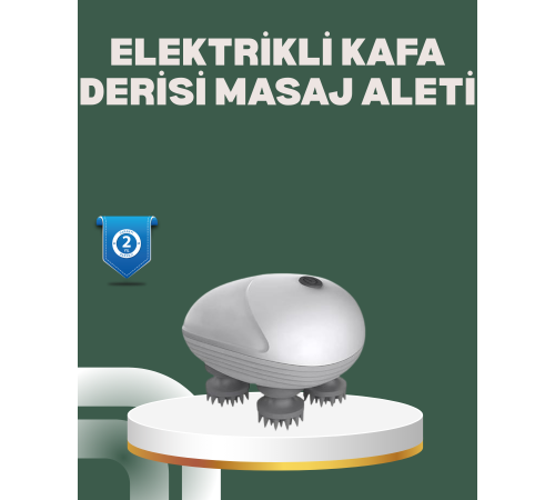 Derin Masaj Sağlayan Elektrikli Kafa Masaj Aleti
