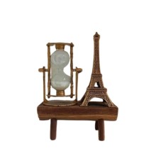 Paris Eyfel Kulesi Hediyelik Eyfel Retro Kum Saati Dekoratif Eşya