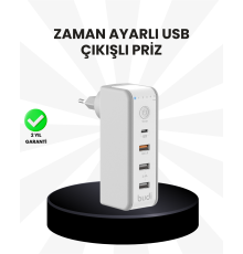 Akıllı Zaman Ayarlı Şarj Cihazı Güvenli ve Enerji Tasarruflu