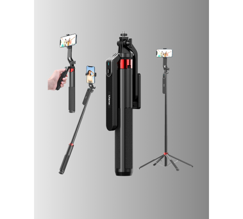 Taşınabilir Tripod ve Selfie Çubuğu Vlog ve Video Çekimi