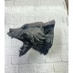 3D Siyah Ayı Başı Duvar Dekoru Modern Asılabilir Heykel 25x19 cm