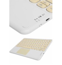 Profesyonel Wifi Q Klavye Bluetooth Klavye Touchpad 10.8 Inç