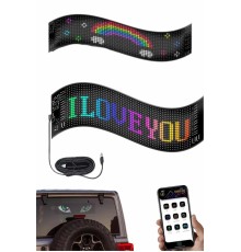 Digital Araba Yazısı Ekran Matrix En Büyük Boy Matrix LED Panel 19*96 pıxel