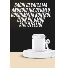 2. Nesil Bluetooth Android ve İOS Uyumlu Kablosuz Kulaklık Çağrı Cevaplama