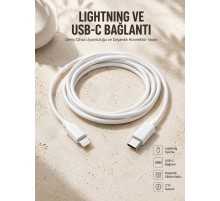 Type-C Ligtning 30W İOS Şarj Kablosu Hızlı Şarj Kablosu