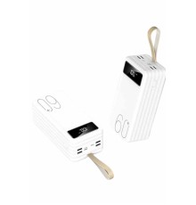 Powerbank 60.000 Mah Taşınabilir Şarj Hızlı El Fenerli Dijital Göstergeli