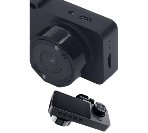 3 Kameralı 2 İnç 1080P Araç İçi Kamera Sürüş Kamerası CarPlay