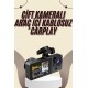 Gece Görüşlü DVR 3 Lensli Araç İçi Sürüş Kamerası Video Kaydedici