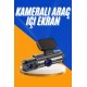 Araç Kamerası Black Box Çift Kameralı Ekranlı Full HD Sürüş Kamerası