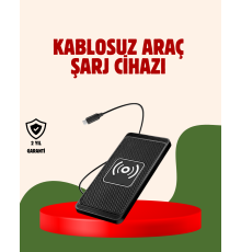 Kablosuz Manyetik Araç Şarj Pedi – Hızlı, Güvenli, Isınma Korumalı Tasarım