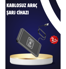Kaymaz Manyetik Kablosuz Şarj Pedi – Araç, Ofis ve Ev Kullanımına Uygun