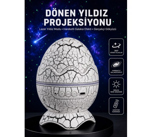 Dinazor Yumurta Gece Lambası