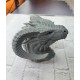 Dekoratif Ejderha Heykeli Özel Tasarım Mitolojik Figür 22x17 cm